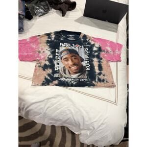 Chemistry Poetic Justice Unisex T-Shirt Multicolor Tie Dye Sz Large Short Sleeve